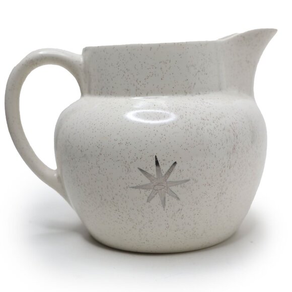 VINTAGE Myott’s Safari Silent Night Pattern Atomic Starburst Ceramic Jug Pitcher - Picture 2 of 12